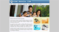 Desktop Screenshot of homefinancialcorp.com